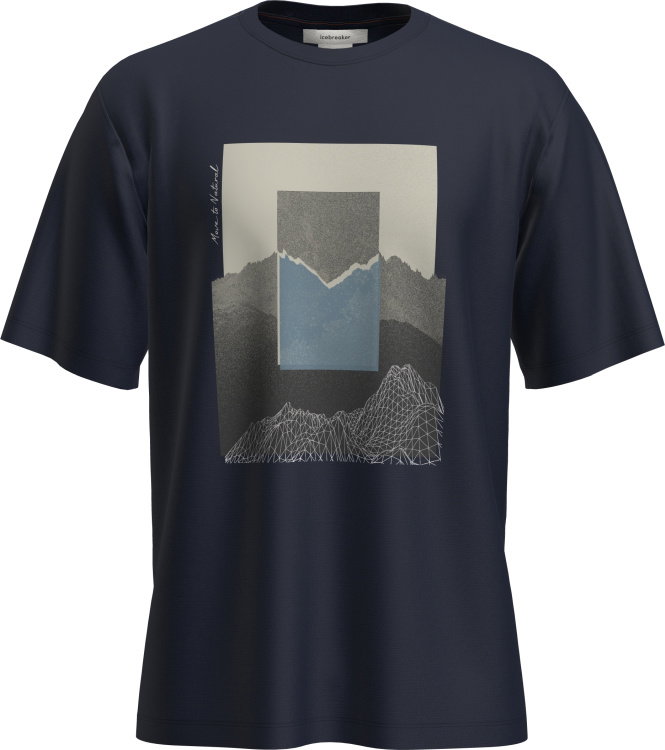 Icebreaker Merino 150 Tech Lite SS Relax Tee Mountain Shift Icebreaker Merino 150 Tech Lite SS Relax Tee Mountain Shift Farbe / color: midnight navy ()