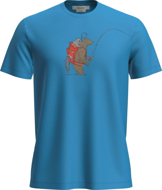 Icebreaker Merino 150 Tech Lite SS Tee Bear Catch Icebreaker Merino 150 Tech Lite SS Tee Bear Catch Farbe / color: arctic ()