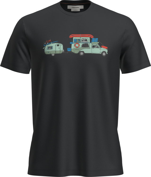 Icebreaker Merino 150 Tech Lite SS Tee Transportage Icebreaker Merino 150 Tech Lite SS Tee Transportage Farbe / color: black ()