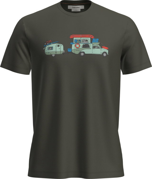 Icebreaker Merino 150 Tech Lite SS Tee Transportage Icebreaker Merino 150 Tech Lite SS Tee Transportage Farbe / color: dk loden ()