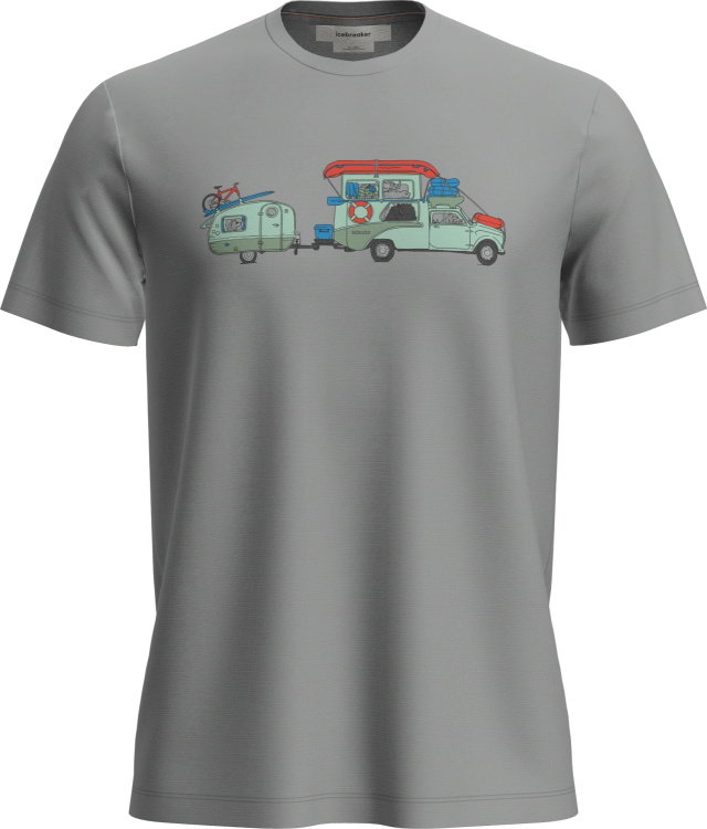 Icebreaker Merino 150 Tech Lite SS Tee Transportage Icebreaker Merino 150 Tech Lite SS Tee Transportage Farbe / color: proto grey ()
