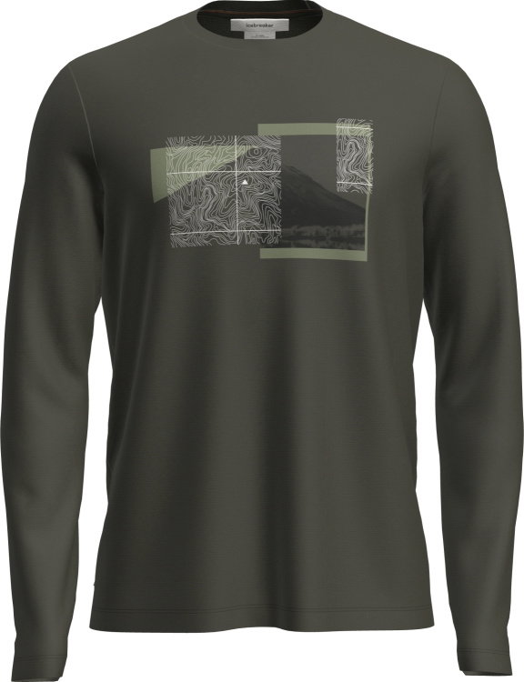 Icebreaker Merino 150 Tech Lite LS Tee Peak Balance Icebreaker Merino 150 Tech Lite LS Tee Peak Balance Farbe / color: dk loden ()