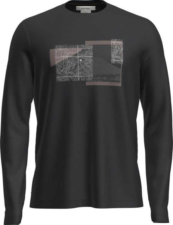 Icebreaker Merino 150 Tech Lite LS Tee Peak Balance Icebreaker Merino 150 Tech Lite LS Tee Peak Balance Farbe / color: black ()