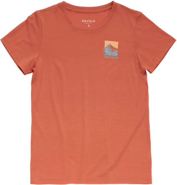 Devold Classic Summit Tee Women Devold Classic Summit Tee Women Farbe / color: coral ()