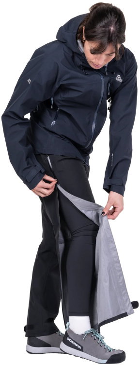 Detail Rei&szlig;verschluss am Bein / detail leg zipper, Farbe/color: black 