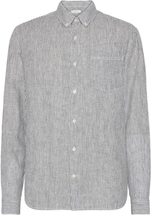 KnowledgeCotton Apparel Striped Linen Shirt LS KnowledgeCotton Apparel Striped Linen Shirt LS Farbe / color: total eclipse ()