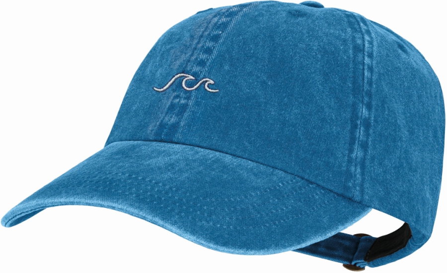 P.A.C. Washdyo Embroid Organic Cotton Cap P.A.C. Washdyo Embroid Organic Cotton Cap Farbe / color: jeans wave 002 ()