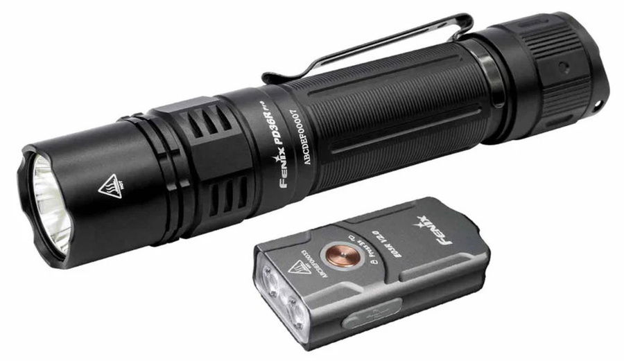 PD36R Pro Taschenlampe mit E03R V2.0 Schlüsselbundleuchte Set