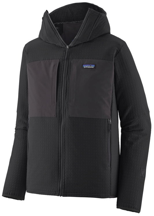 Patagonia Mens R2 TechFace Hoody Patagonia Mens R2 TechFace Hoody Farbe / color: black ()