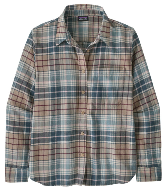 Patagonia Womens Lightweight Fjord Flannel Shirt Patagonia Womens Lightweight Fjord Flannel Shirt Farbe / color: depth: blue sage ()