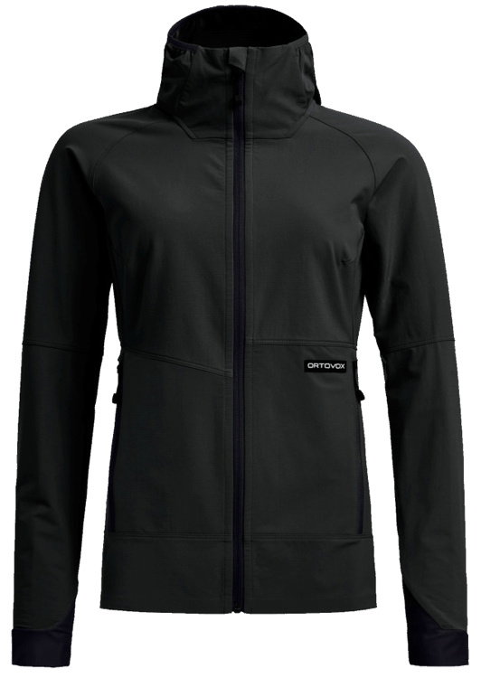 Ortovox Venet Softshell Hooded Jacket Women Ortovox Venet Softshell Hooded Jacket Women Farbe / color: black raven ()