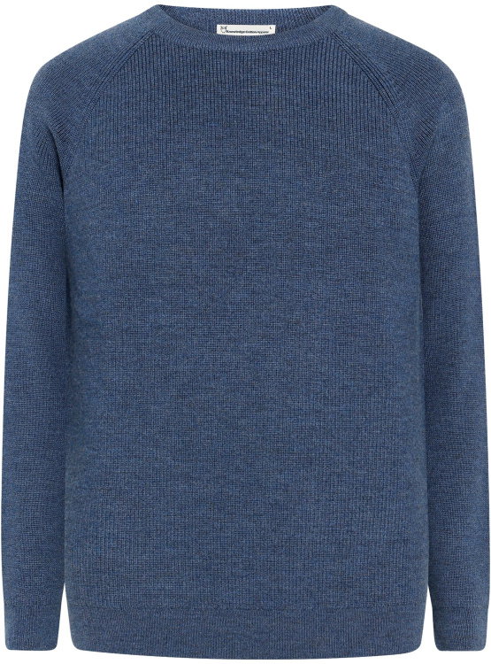 KnowledgeCotton Apparel Merino Crew Neck Sweater KnowledgeCotton Apparel Merino Crew Neck Sweater Farbe / color: vintage indigo ()