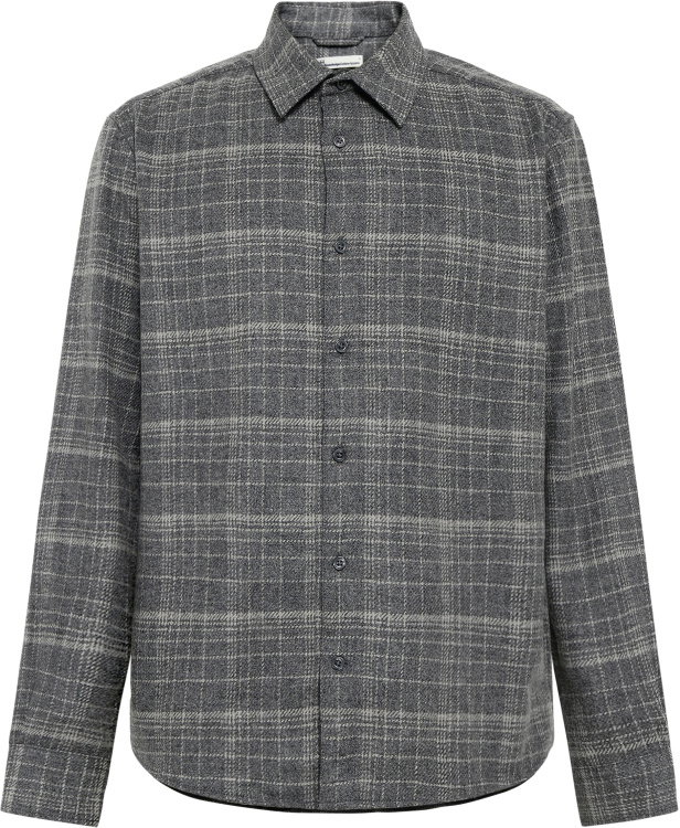 KnowledgeCotton Apparel Dune Regular Merino Check Shirt KnowledgeCotton Apparel Dune Regular Merino Check Shirt Farbe / color: grey check ()