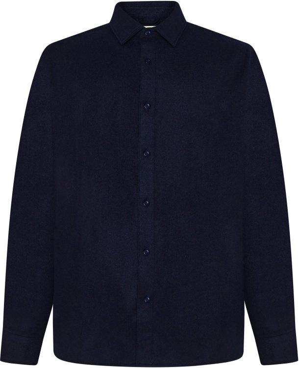 KnowledgeCotton Apparel Dune Regular Merino Shirt KnowledgeCotton Apparel Dune Regular Merino Shirt Farbe / color: night sky ()