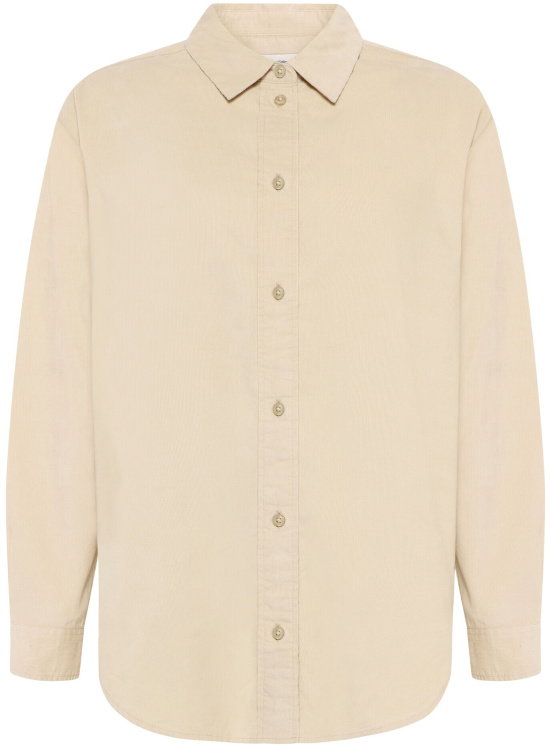 KnowledgeCotton Apparel Vega Relaxed Corduroy Shirt Women KnowledgeCotton Apparel Vega Relaxed Corduroy Shirt Women Farbe / color: light feather gray ()