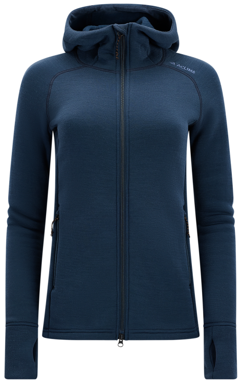 Aclima Fleecewool Hooded Jacket Women Aclima Fleecewool Hooded Jacket Women Farbe / color: midnight navy ()