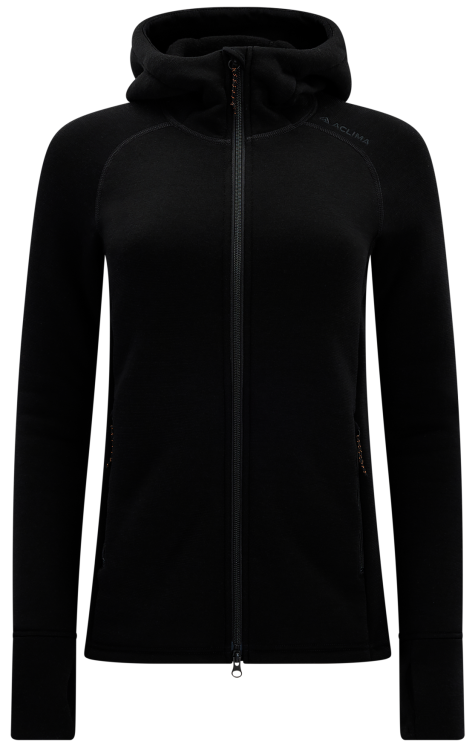 Aclima Fleecewool Hooded Jacket Women Aclima Fleecewool Hooded Jacket Women Farbe / color: jet black ()