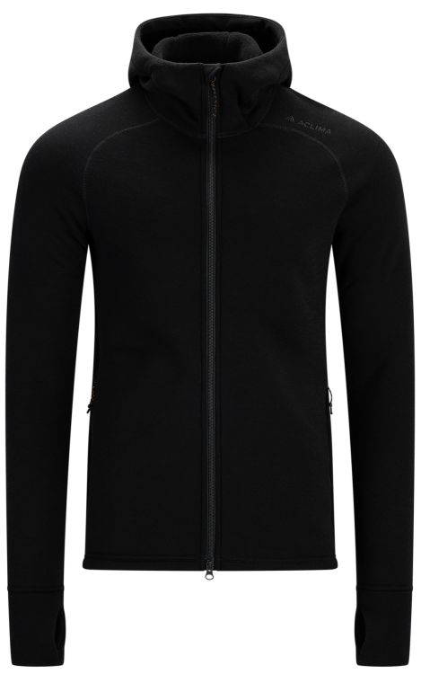 Aclima Fleecewool Hooded Jacket Men Aclima Fleecewool Hooded Jacket Men Farbe / color: jet black ()