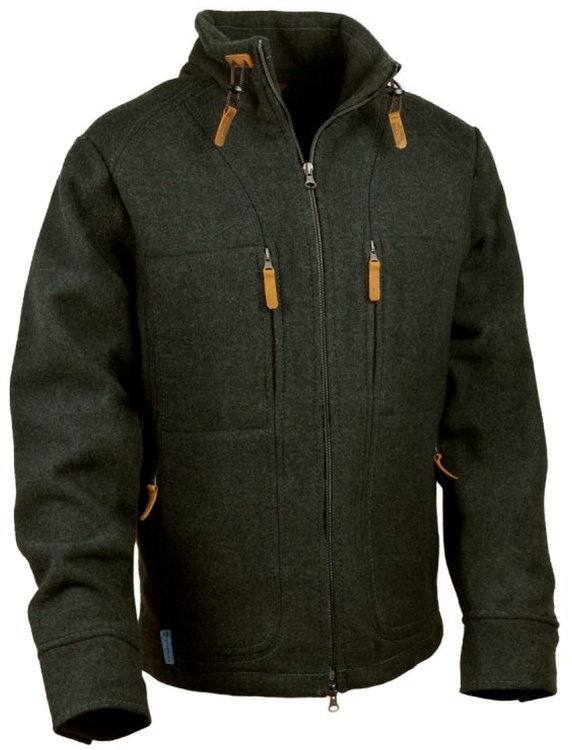 Steinkauz Lodenfleecejacke Kragenhuber Steinkauz Lodenfleecejacke Kragenhuber Farbe / color: schwarz ()