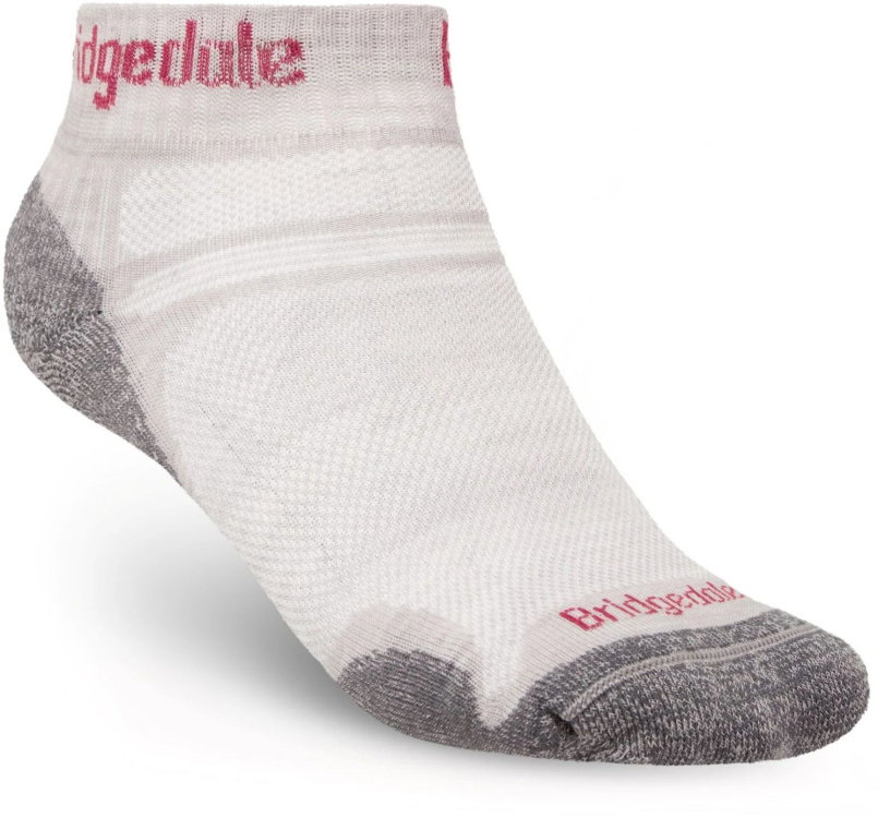 Bridgedale Hike Ultralight Merino Performance Ankle Bridgedale Hike Ultralight Merino Performance Ankle Farbe / color: silver/red ()