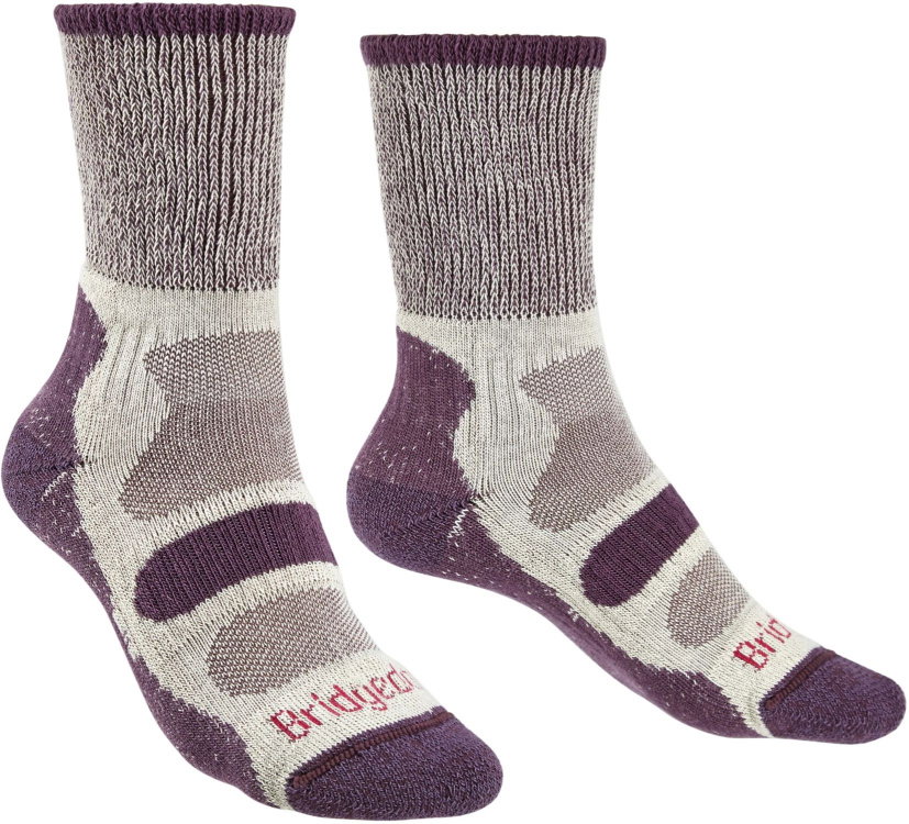 Bridgedale Hike Lightweight Coolmax Comfort Women Bridgedale Hike Lightweight Coolmax Comfort Women Farbe / color: plum ()