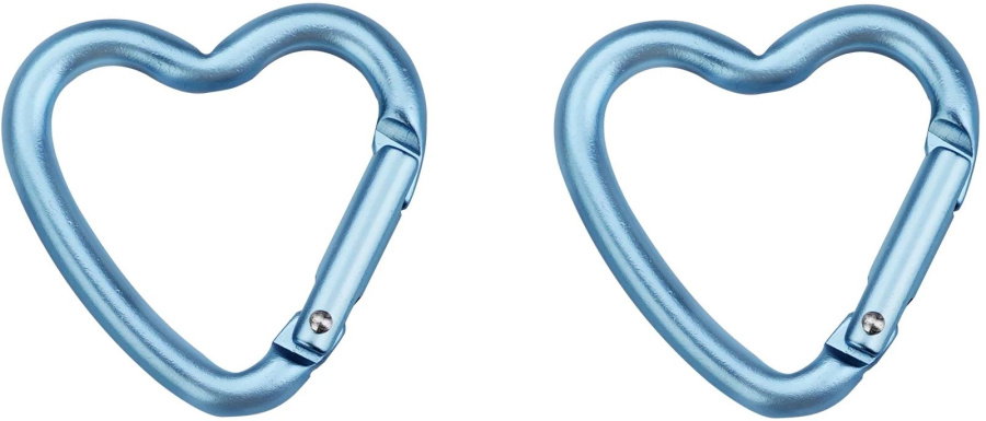 Munkees Mini Herz-Karabiner Munkees Mini Herz-Karabiner Farbe / color: blau ()