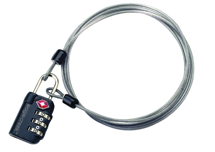 Eagle Creek TSA 3-Dial Lock & Cable Eagle Creek TSA 3-Dial Lock & Cable Farbe / color: graphite ()