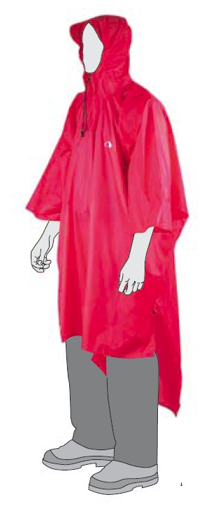 Tatonka Poncho Tatonka Poncho Farbe / color: red ()