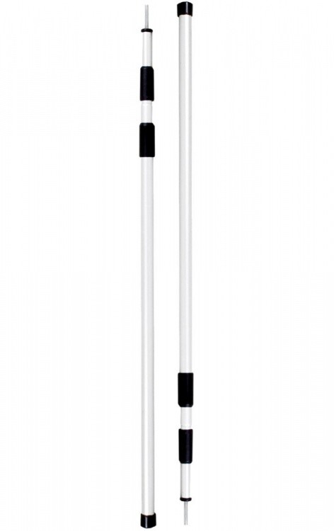 Basic Nature 3-section alu Pole, extendable. 2 pcs. Basic Nature 3-section alu Pole, extendable. 2 pcs.  ()