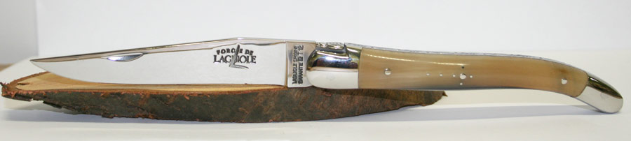 Laguiole Forge de Laguiole Taschenmesser, 2 Mitres Inox Laguiole Forge de Laguiole Taschenmesser, 2 Mitres Inox Farbe / color: horn miel ()