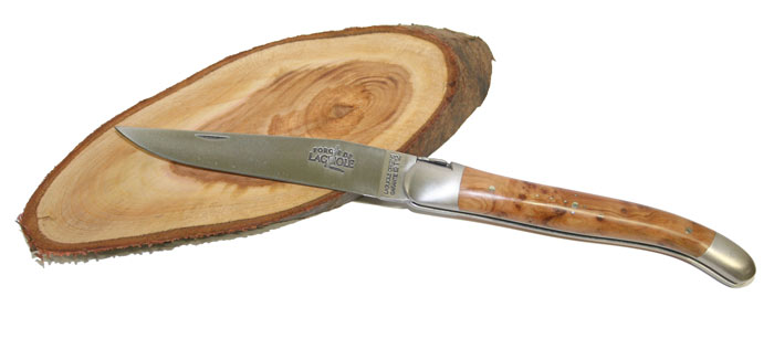 Laguiole Forge de Laguiole Knife, 2 Mitres Inox Laguiole Forge de Laguiole Knife, 2 Mitres Inox Farbe / color: wacholder ()