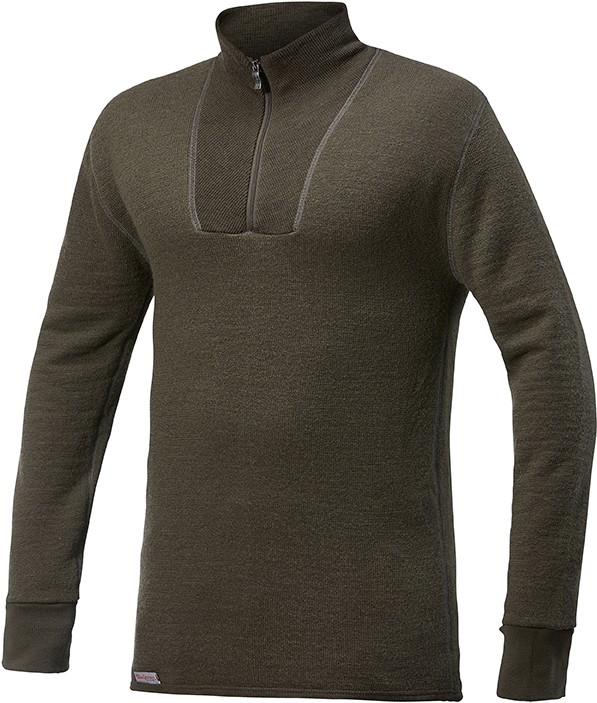 Woolpower Zip Turtleneck 200 Woolpower Zip Turtleneck 200 Farbe / color: pine green ()