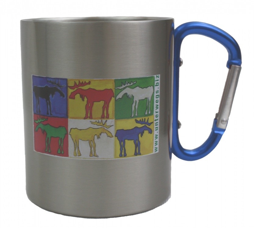 Unterwegs Karabinertasse Unterwegs Karabinertasse Farbe / color: blau ()