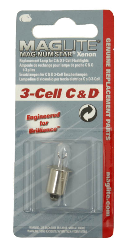 Ersatzbirne  MagLite 2-Cell C D  Birne Glühlampe XENON 