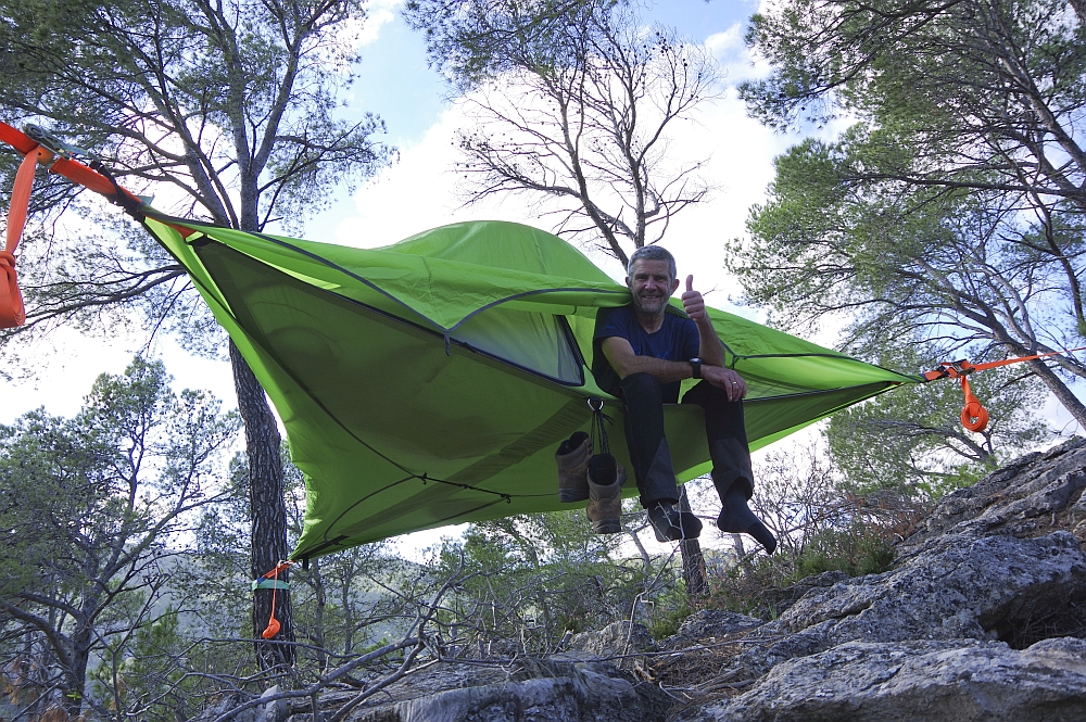 Baumzelten auf Mallorca