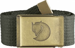 Canvas Brass Belt 4 cm