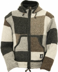 Patchwork Natural Hood Men