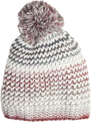 Strickmtze lang mit Bommel