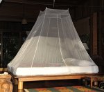 NOMOSQUI Moskitonetz Reise - Reiseset inkl. Montagematerial extra für  Reisen - Großes Mosquito Netz für Einzel oder Doppelbett - Mückennetz  Outdoor 