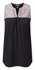 Maya Embroidery Sleeveless Top Women