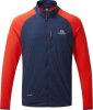 medieval blue/cardinal orange