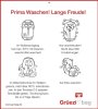Waschanleitung / Washing instruction