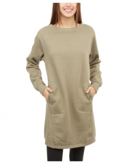 Womens Fleece Crewe Dress