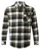 olive night green campfire plaid