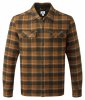 rubber brown retro plaid