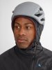 Hood fits under helmet