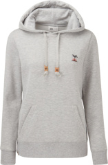 Womens Palm Sunset Embroidery Hoodie