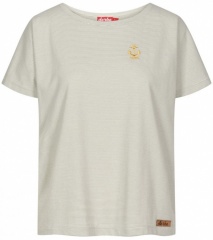 T-Shirt Golden Anchor Striped