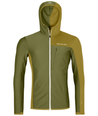 Fleece Light Grid Hooded Jacket