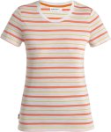 Icebreaker Wave SS Tee Stripe Women